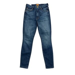 MOTHER High Waisted Looker  Jeans Until Next Time Blue 1221-661 Size 26